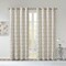 Gracie Mills Total Blackout Metallic Print Grommet Top Curtain Panel